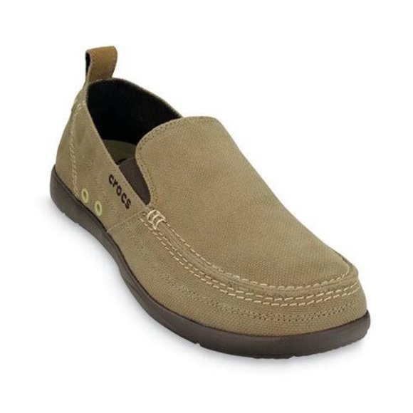 CROCS Other - NWT Crocs Men Size 12 canvas slip on shoes size 12